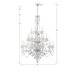 Crystorama 45 Inch 25 Light Chandelier Cp775794