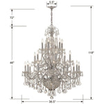 Crystorama Imperial 36 Inch 26 Light Chandelier Cp51777