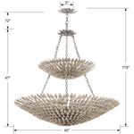 Crystorama Broche 40 Inch 18 Light Chandelier Cp83496