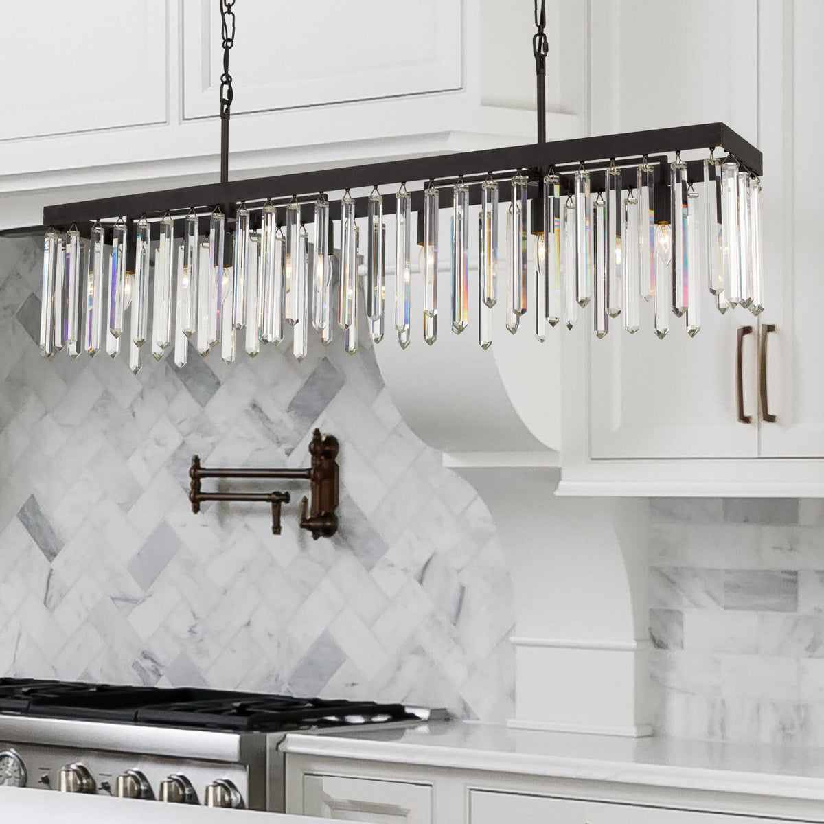 Crystorama Hollis 49 Inch 6 Light Chandelier Cp106816
