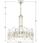 Crystorama Bolton 24 Inch 8 Light Chandelier Cp367992