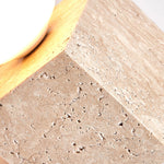 Cube Stone Table Lamp