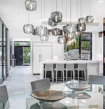 Cubie Suspension Brushed Brass Base