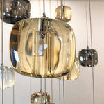 Cubie Suspension Brushed Brass Base