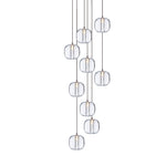 Cubie Suspension Brushed Brass Base