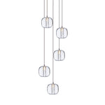 Cubie Suspension Brushed Brass Base