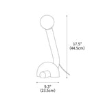 Curled Table Lamp