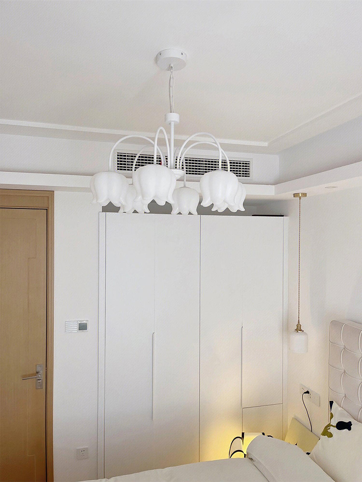 Curved Arm Bell Chandelier