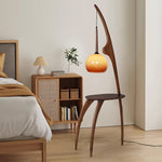 Curved Mantis Arm Floor Lamp