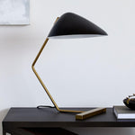 Curvilinear Mid-Century Table Lamp 18.1"