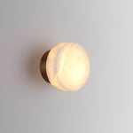 Cylindrical Alabaster Wall Light