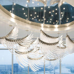 DIY Bird Feather Wings Chandelier