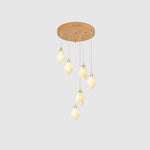DIY Ceramic Flower Chandelier
