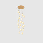 DIY Ceramic Flower Chandelier