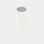 DIY Ceramic Flower Chandelier