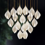 DIY Ceramic Flower Chandelier