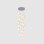 DIY Ceramic Flower Chandelier