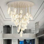 DIY Ceramic Flower Chandelier