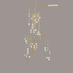 DIY Luminous Cascade Chandelier
