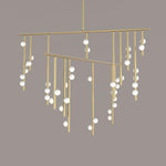 DIY Luminous Cascade Chandelier