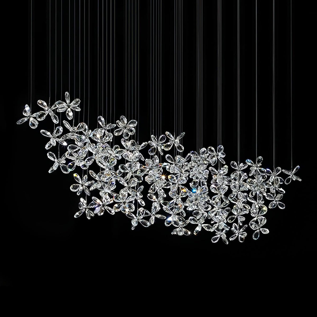 DIY Floating Butterfly Chandelier