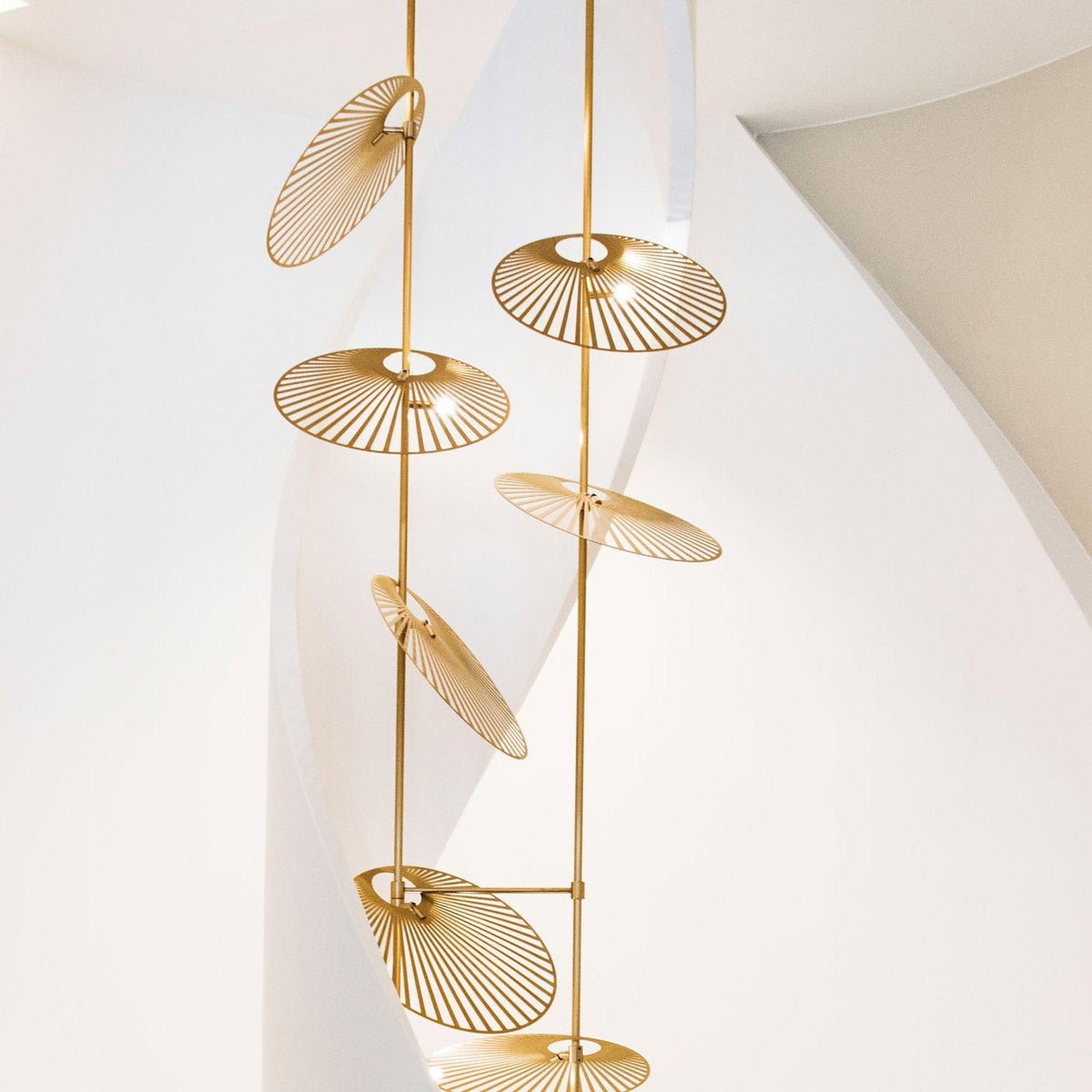 DIY Leaf Chandelier
