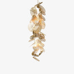 DIY Leaf Chandelier