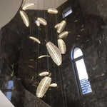 DIY Leaf LED Chandelier