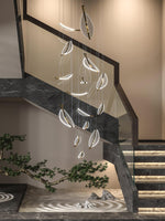 DIY Leaf LED Chandelier