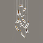 DIY Leaf LED Chandelier