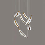 DIY Leaf LED Chandelier
