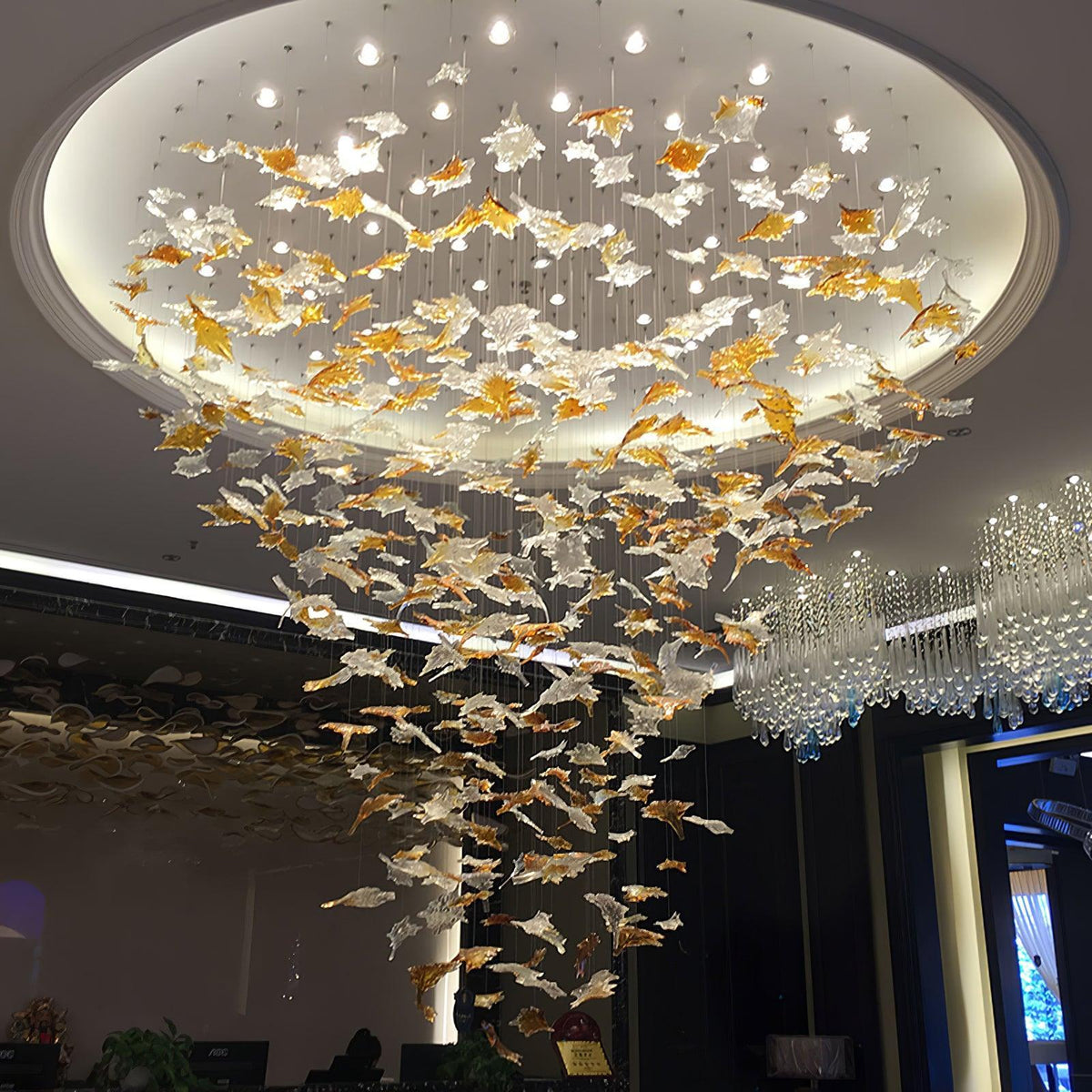 DIY Maple Leaf Chandelier