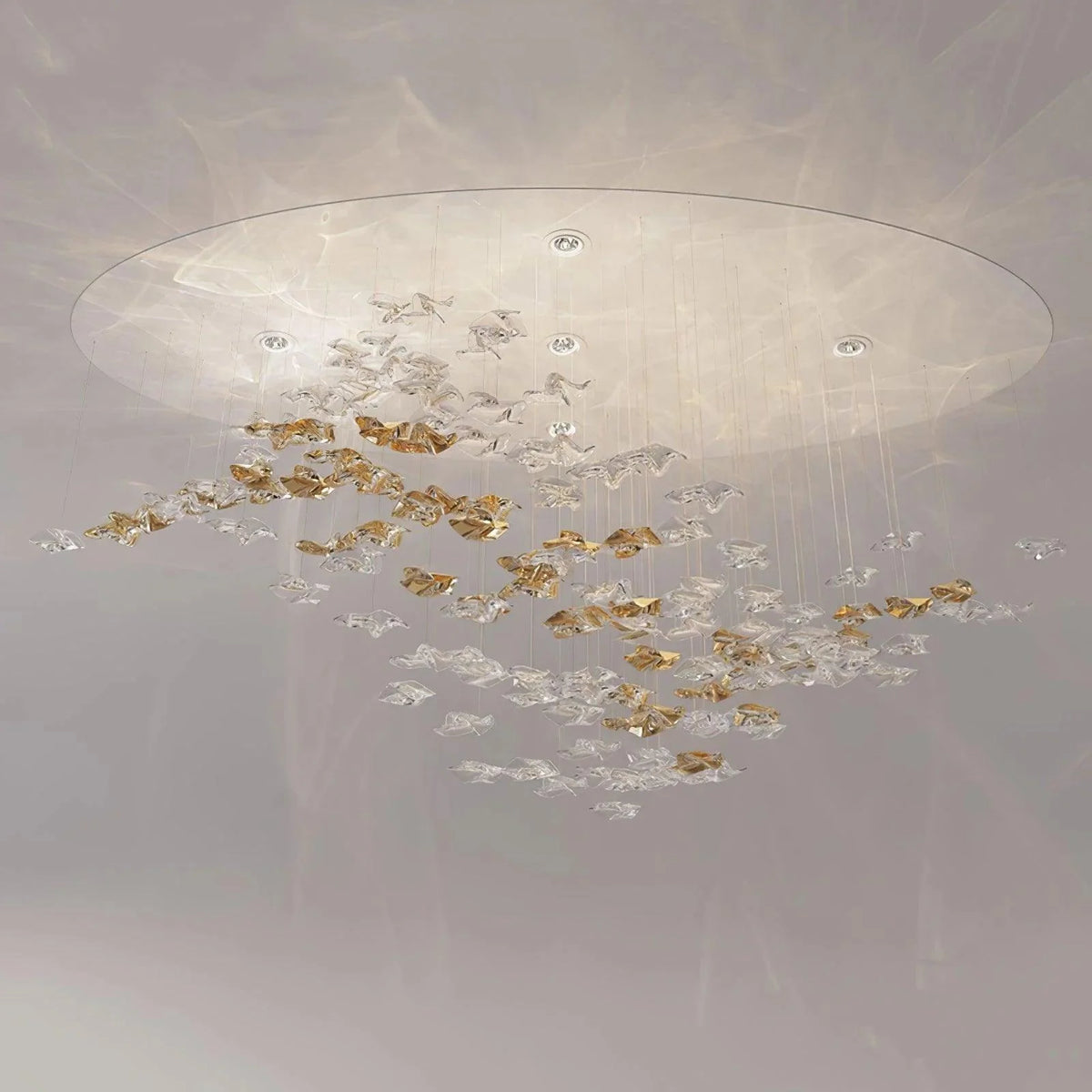 DIY Sand Sea Chandelier