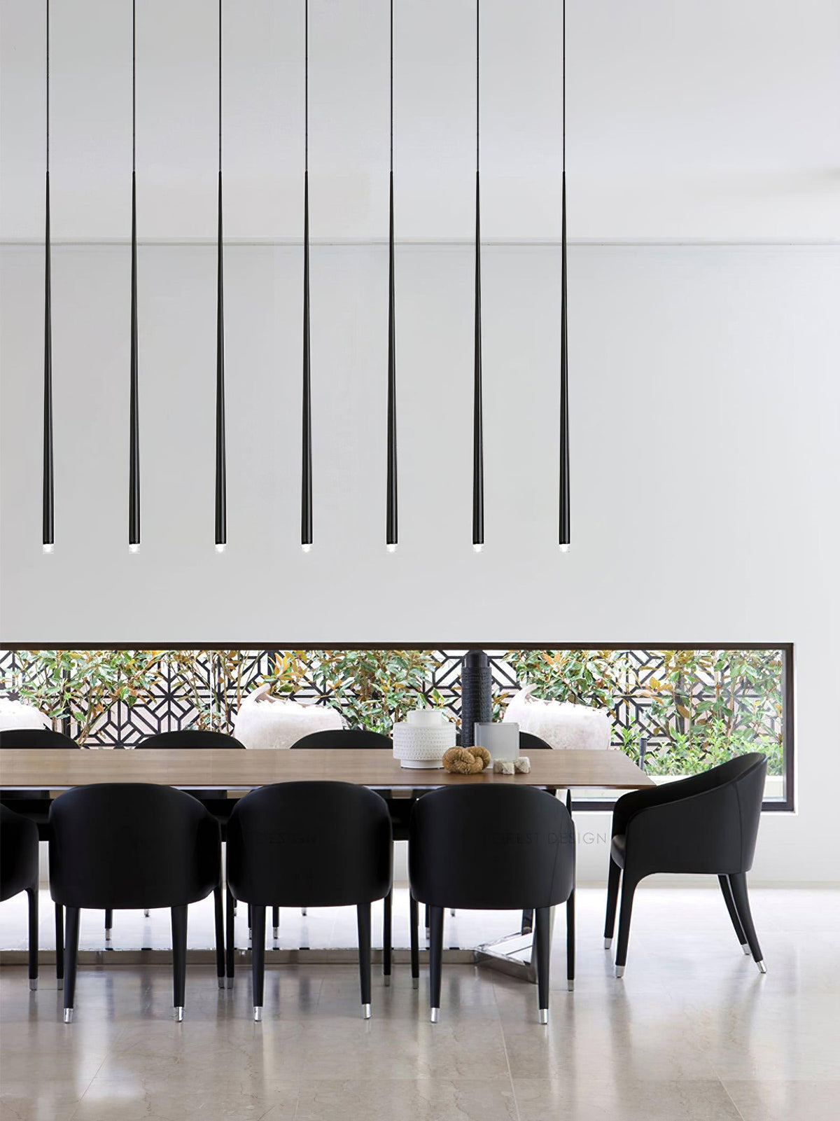 DIY Slender Cone Chandelier