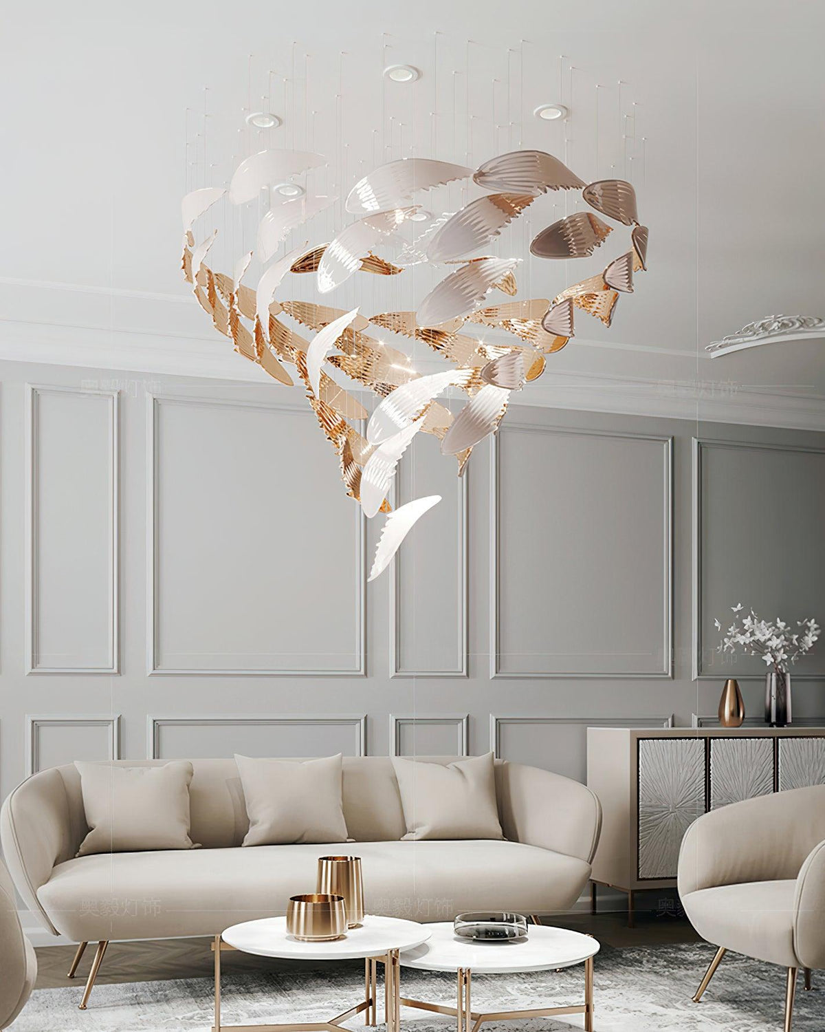 DIY Bennett Chandelier