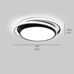 Minimalist Circular Dimmable LED Modern Flush Mount Ceiling Lighting