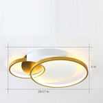 Multiple Square Circular LED Nordic Flush Mount Lighting Ceiling Lights