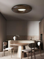 Donut Wood Ceiling Light 31.5"
