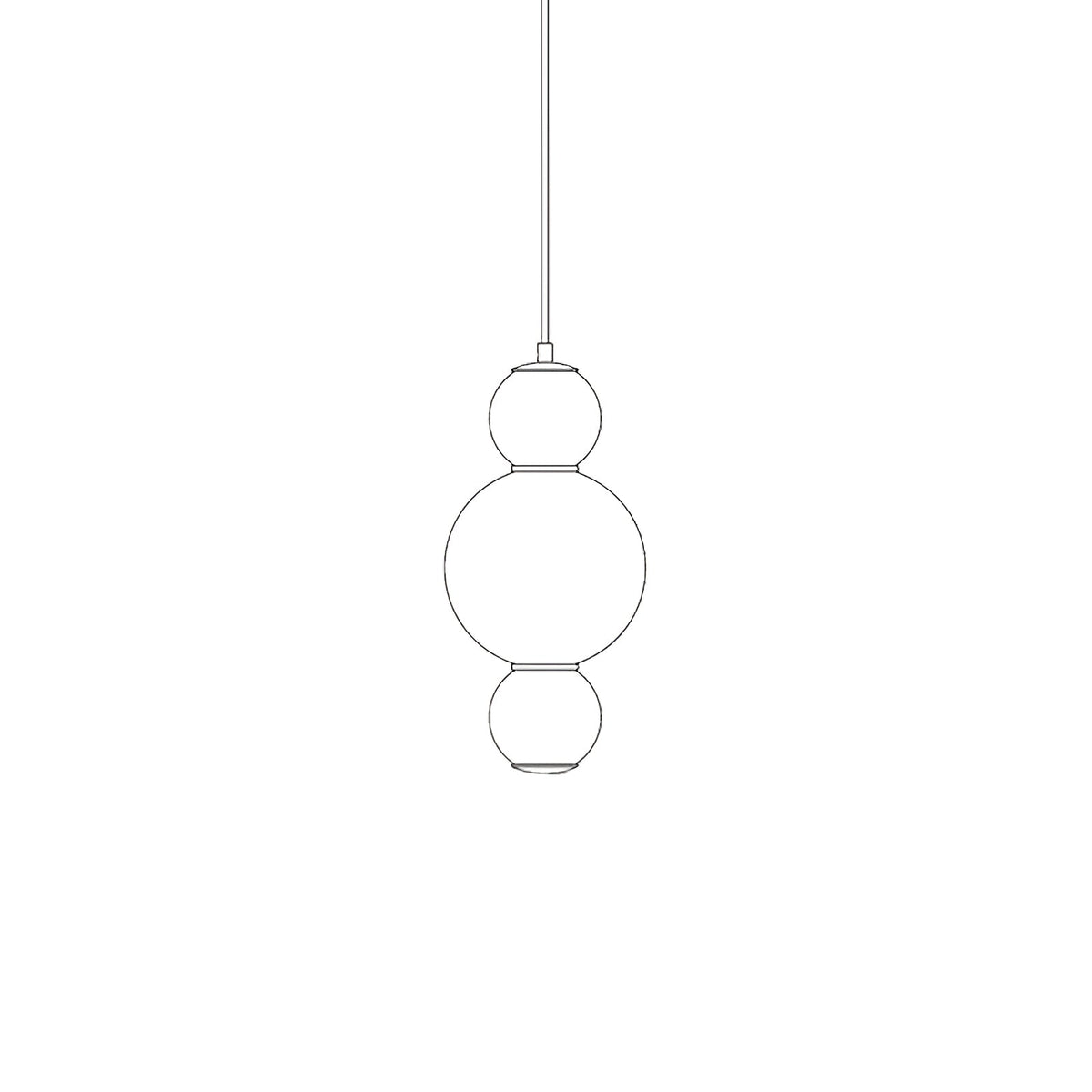 Double Globe Pendant Lamp
