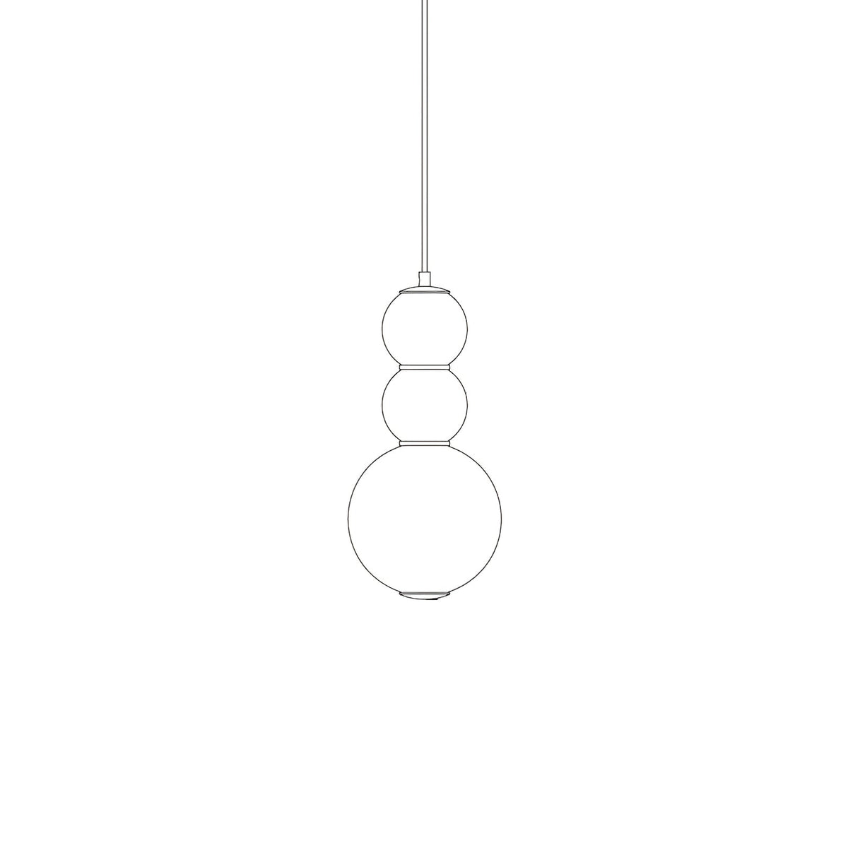 Double Globe Pendant Lamp