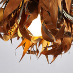 Double Sided Leaf Pendant Lamp 13.8"