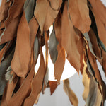 Double Sided Leaf Pendant Lamp 13.8"