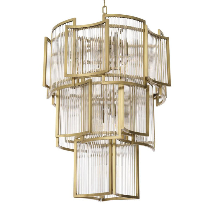 Eichholtz Jet Chandelier - Set Antique Brass