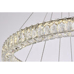 Elegant Lighting Monroe 36 Inch 2 Light Led Chandelier Cp774583
