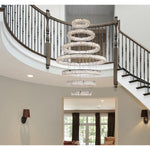 Elegant Lighting Monroe 40 Inch 7 Light Led Chandelier Cp774587