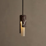 Elegant Stone Shadow Pendant Lamp 3.1″