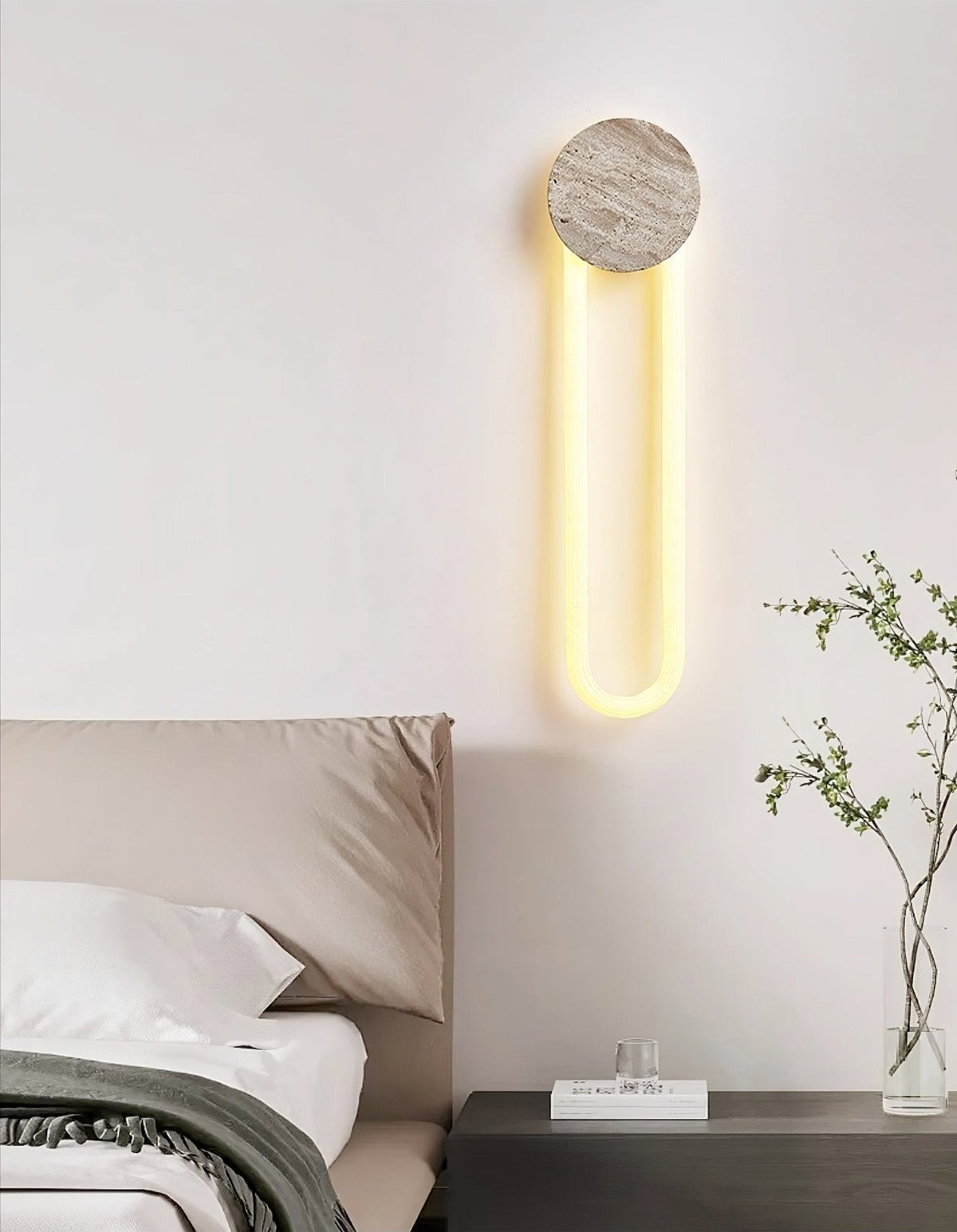 Eloen Travertine Wall Light