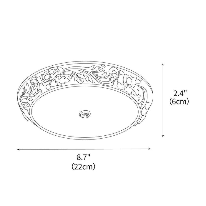 Embossed Ceiling Lamp