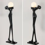 Embrace Ball Sculpture Floor Lamp