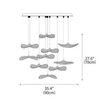 Empty Leaf Chandelier